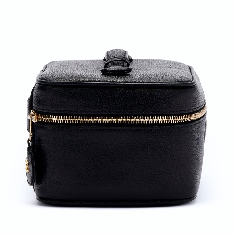 CHANEL Cosmetics Bag Caviar Skin Black - Picture 7 of 12